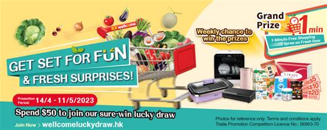 Wellcome Summer splash lucky draw.